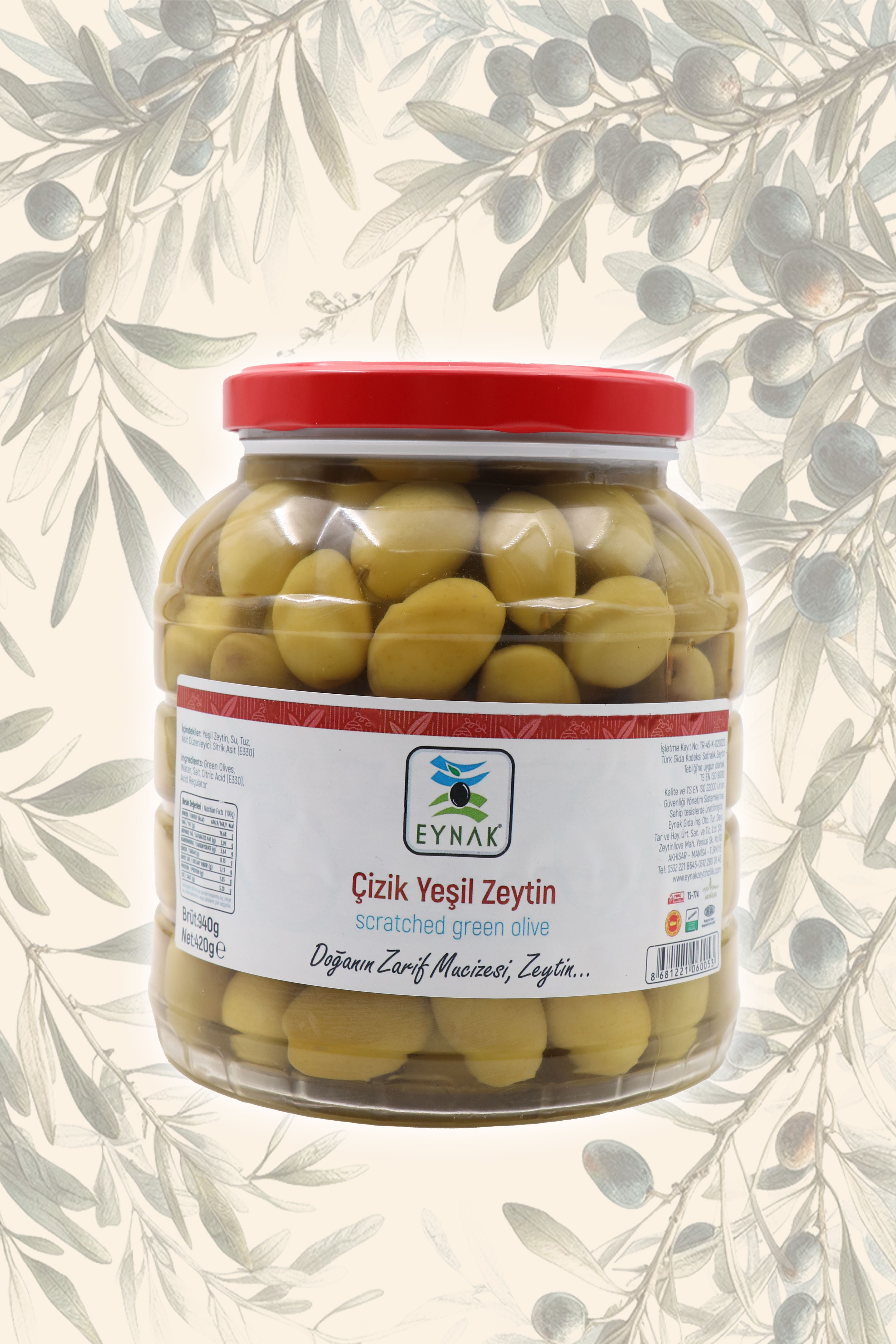 Eynak Çizik Zeytin Pet